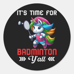 Adesivo Figurino Do Tempo Para O Algodão De Badminton Colo