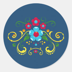 Adesivo Fileteado Filete Porteño Buenos Aires Style Floral