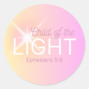 Adesivo Filha da luz - Bíblia Verse Sticker