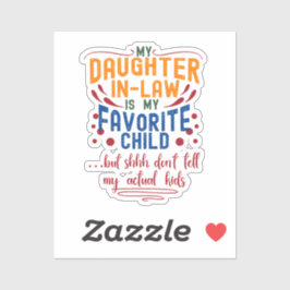 Adesivo Filha De Direito Favorita, Mas Não Diga