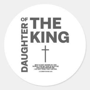 Adesivo Filha Do Rei Filho De Jesus Mulher Cristã