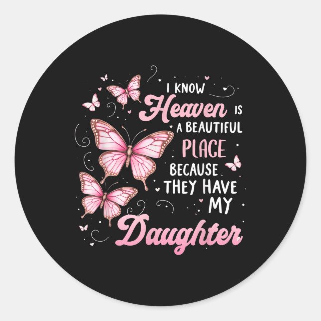 Adesivo Filha É Meu Anjo Guardião No Memorial Do Céu (Frente)