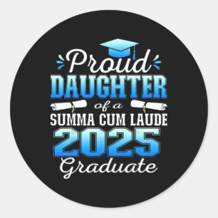 Adesivo Filha Orgulhosa 2025 Summa Cum Laude Cl 2025 Gradu
