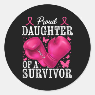 Adesivo Filha Orgulhosa Do Cancer De Mama Sobrevivente, Gl