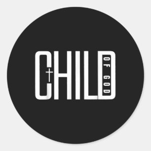 Adesivo Filho De Deus, Cristão Mens Misturam Religião