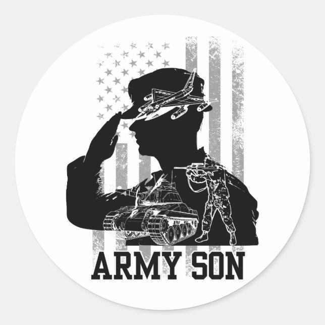 Adesivo Filho do Exército (Frente)