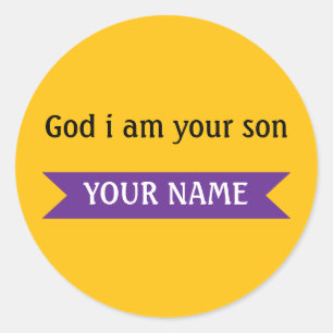 Adesivo Filho Fiel – Nome Personalizado Design Inspirador