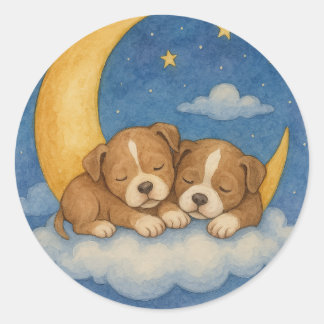 Adesivo filhote sonha debaixo das estrelas Sticker
