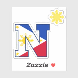 Adesivo Filipinas N Sun Recort Sticker
