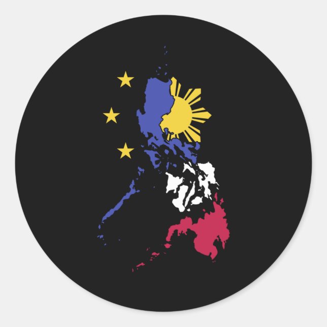 Adesivo Filipinas orgulhosas Filipino Pinoy (Frente)