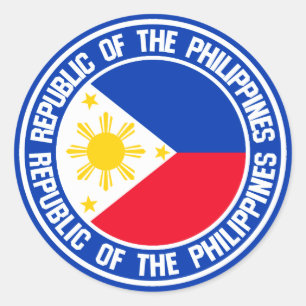 Adesivo Filipinas Round Emblem
