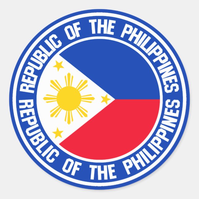 Adesivo Filipinas Round Emblem (Frente)