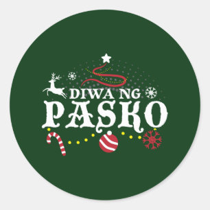 Adesivo Filipinas Tagalog - Diwa Ng Pasko