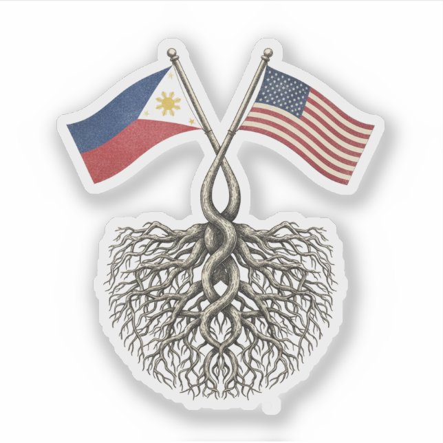 Adesivo Filipino-American (Frente)