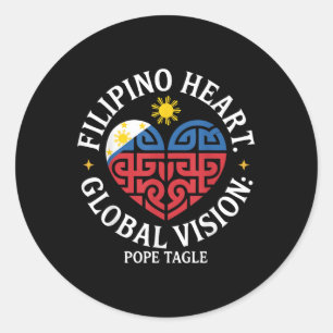 Adesivo Filipino Heart Global Vision Pope Tagle