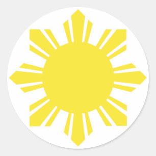 Adesivo Filipino Sun - Amarelo