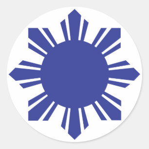 Adesivo Filipino Sun - Azul