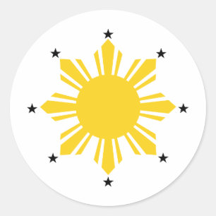 Adesivo Filipino Sun   PI Sun de Filipinas Sun  