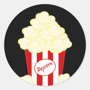 Adesivo Filme amanteigado quente da pipoca