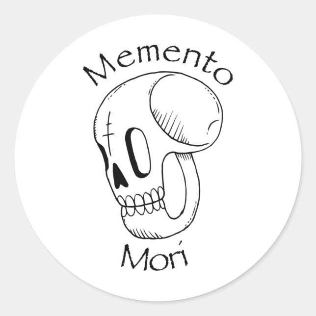 Adesivo Filosofia Memento Mori Stoic (Frente)