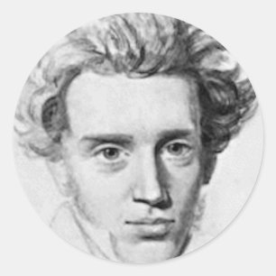 Adesivo Filósofo Soren Kierkegaard
