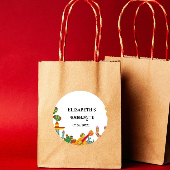 Adesivo Fim de semana de despedida de solteira Taco com am (Criador carregado)