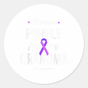 Adesivo Fim, Eu Visto Roxo Para Minha Avó, Heimers Awaren