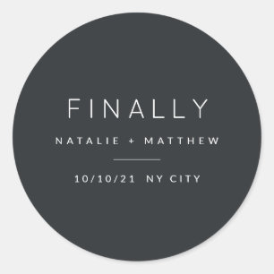 Adesivo Finalmente, salve a data