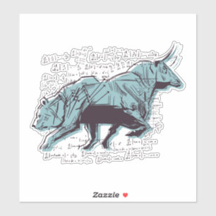 Adesivo Finanças na Análise do Mercado de Ações