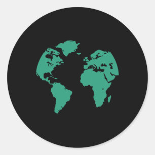 Adesivo Fingir que sou o Planeta Terra Meninos Preguiçosos