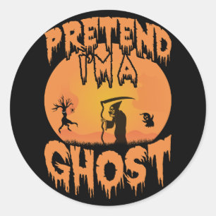 Adesivo Fingir que sou um Ghost Sticker