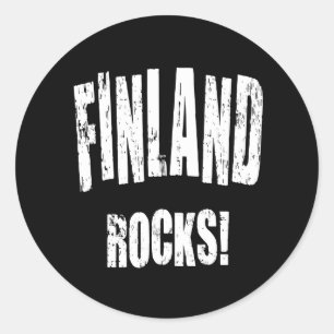 Adesivo Finlândia Rocks!
