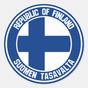 Adesivo Finlândia Round Emblem