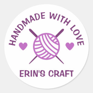 Adesivo Fio de Knit de Crochet PERSONALIZADO
