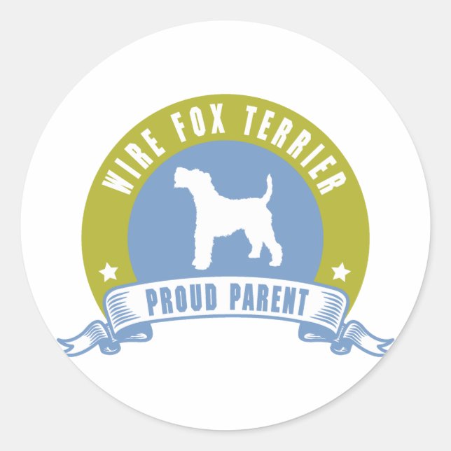 Adesivo Fio Fox Terrier (Frente)
