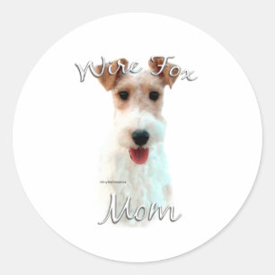 Adesivo Fio Fox Terrier Mãe 2