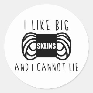 Adesivo fio para confecção de malhas do humor engraçado