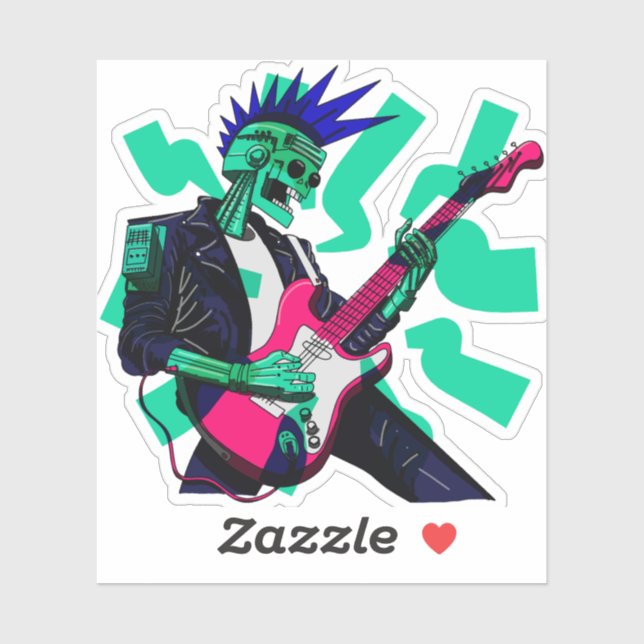 Adesivo Fique elétrico (Folha)