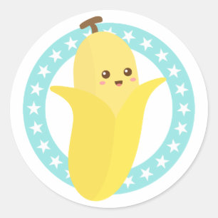 Adesivo Fique Louco com Banana Fofa