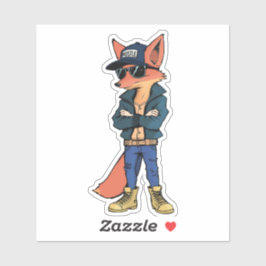 Adesivo Fique Selvagem - Trendy Fox