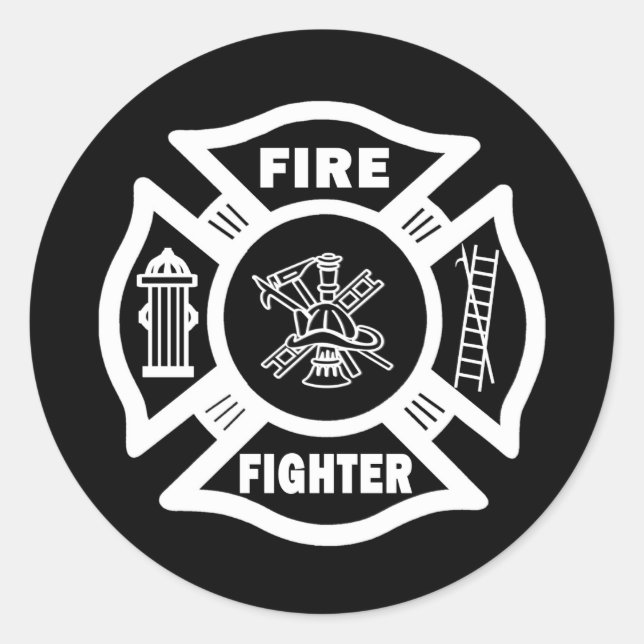 Adesivo Fire Fighter Maltês (Frente)