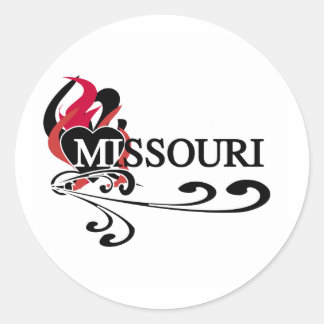 Adesivo Fire Heart Missouri