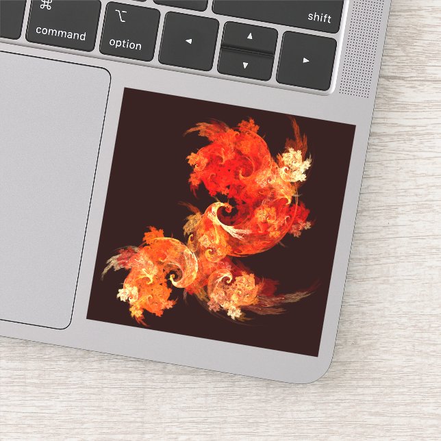 Adesivo Firebird Abstrato Art (Detalhe)