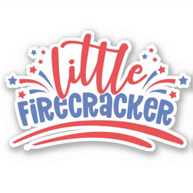 Adesivo Firecracker 4 de julho (Frente)