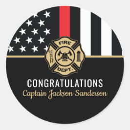 Adesivo Firefighter Fire Department Retirement Fireman