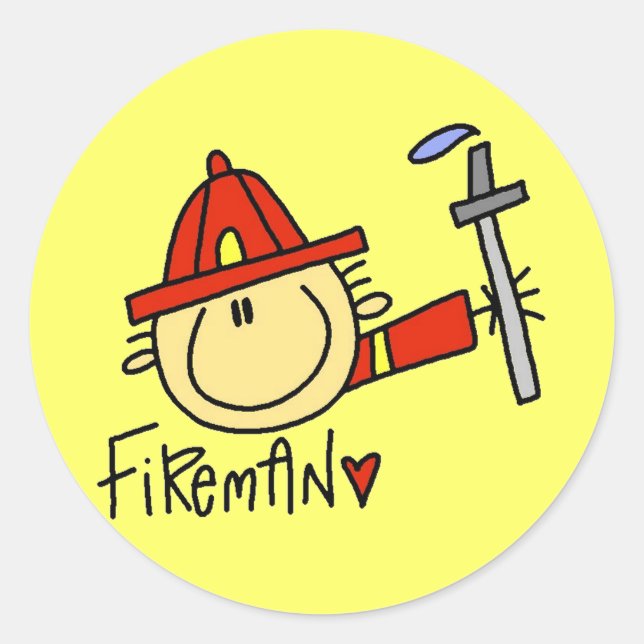Adesivo Fireman Stickers (Frente)