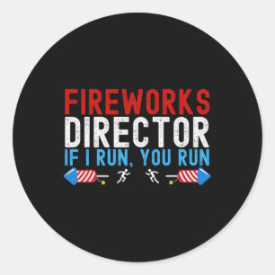 Adesivo Fireworks Diretor Americano Flag 4 De Julho 1