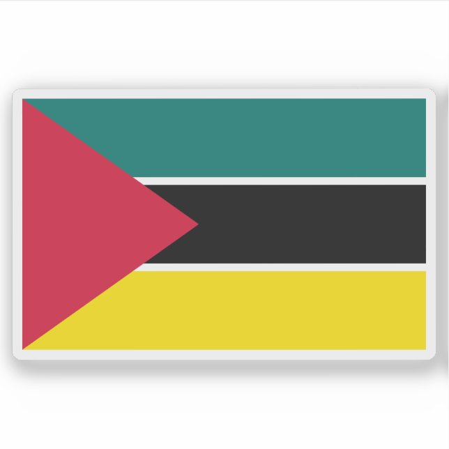 Adesivo First flag of Mozambique (1974-1975) (Frente)