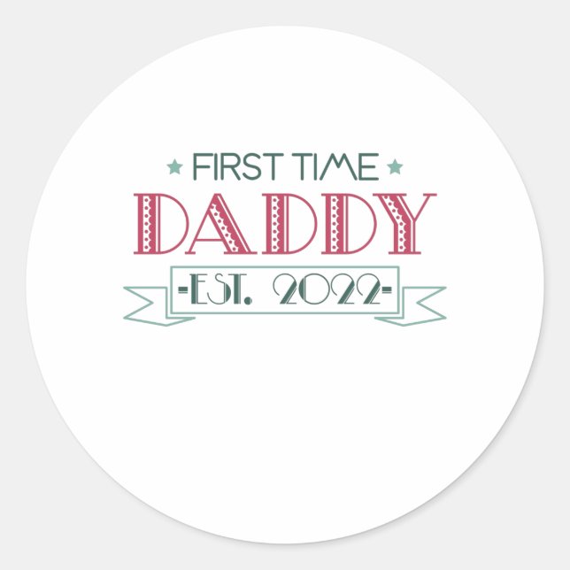 Adesivo First Time Dad 2022 (Frente)