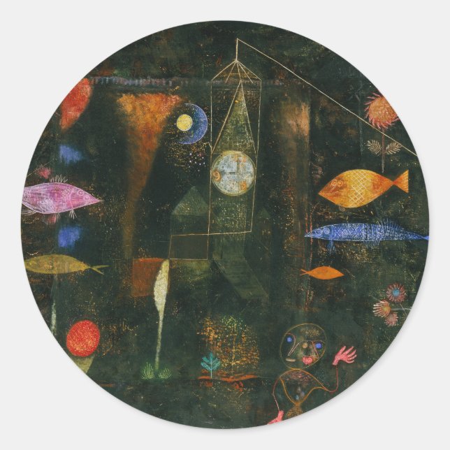 Adesivo Fish Magic - Paul Klee (Frente)